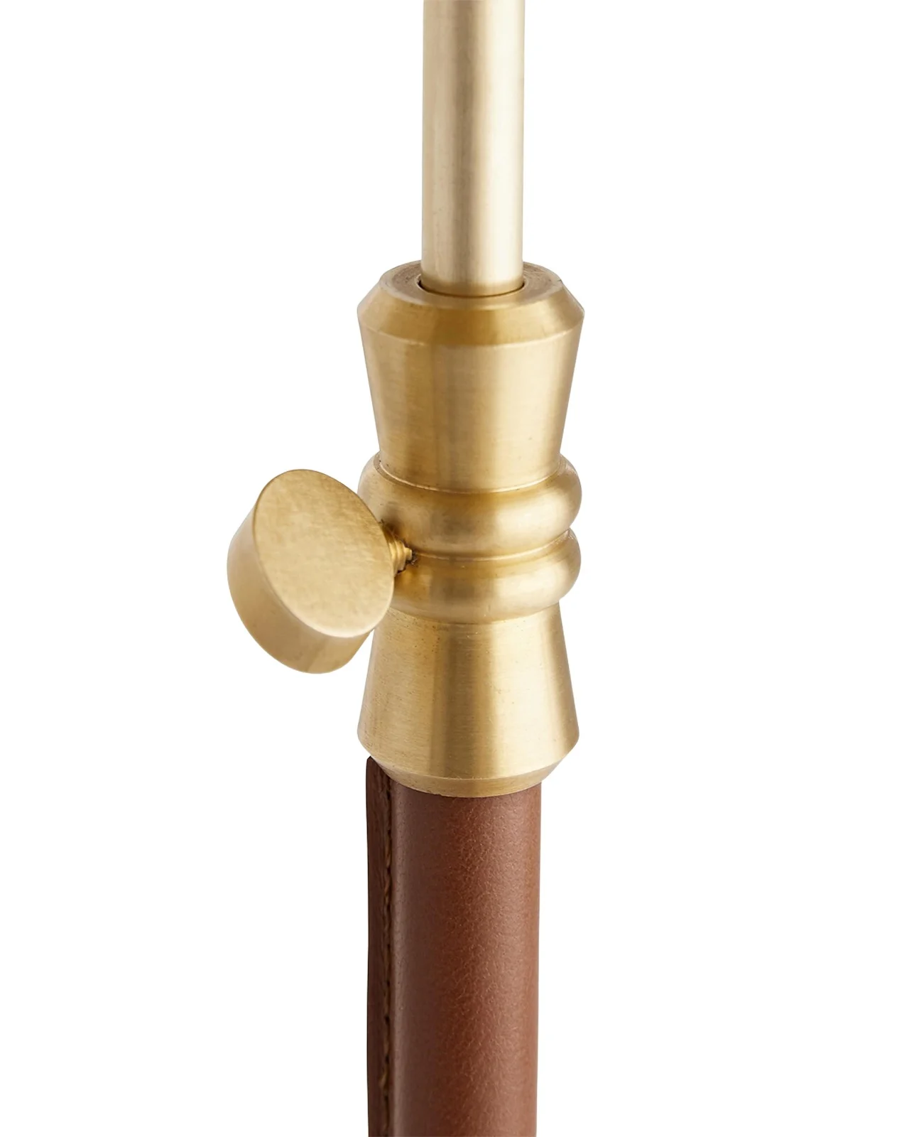 Arteriors Addison Adjustable Leather Accent Table