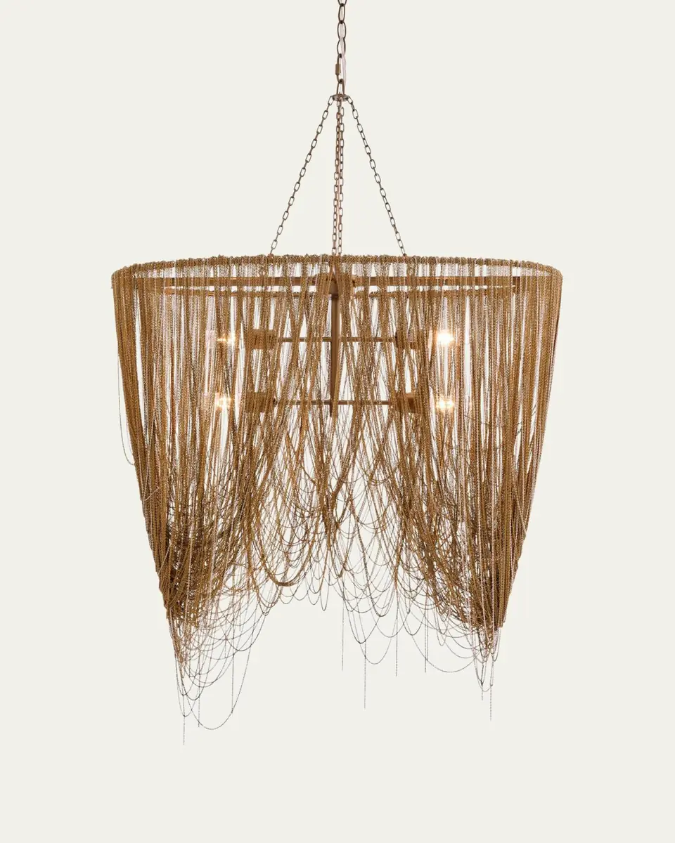 Arteriors Layla 36" 4-Light Chandelier | Thumbnail 2 Arteriors Layla 36" 4-Light Chandelier | Thumbnail 2