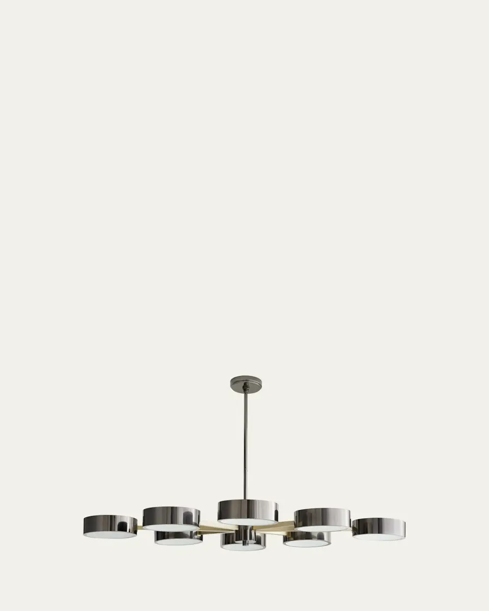 Arteriors Linus 52" 8-Light Starburst Chandelier | Thumbnail 3 Arteriors Linus 52" 8-Light Starburst Chandelier | Thumbnail 3