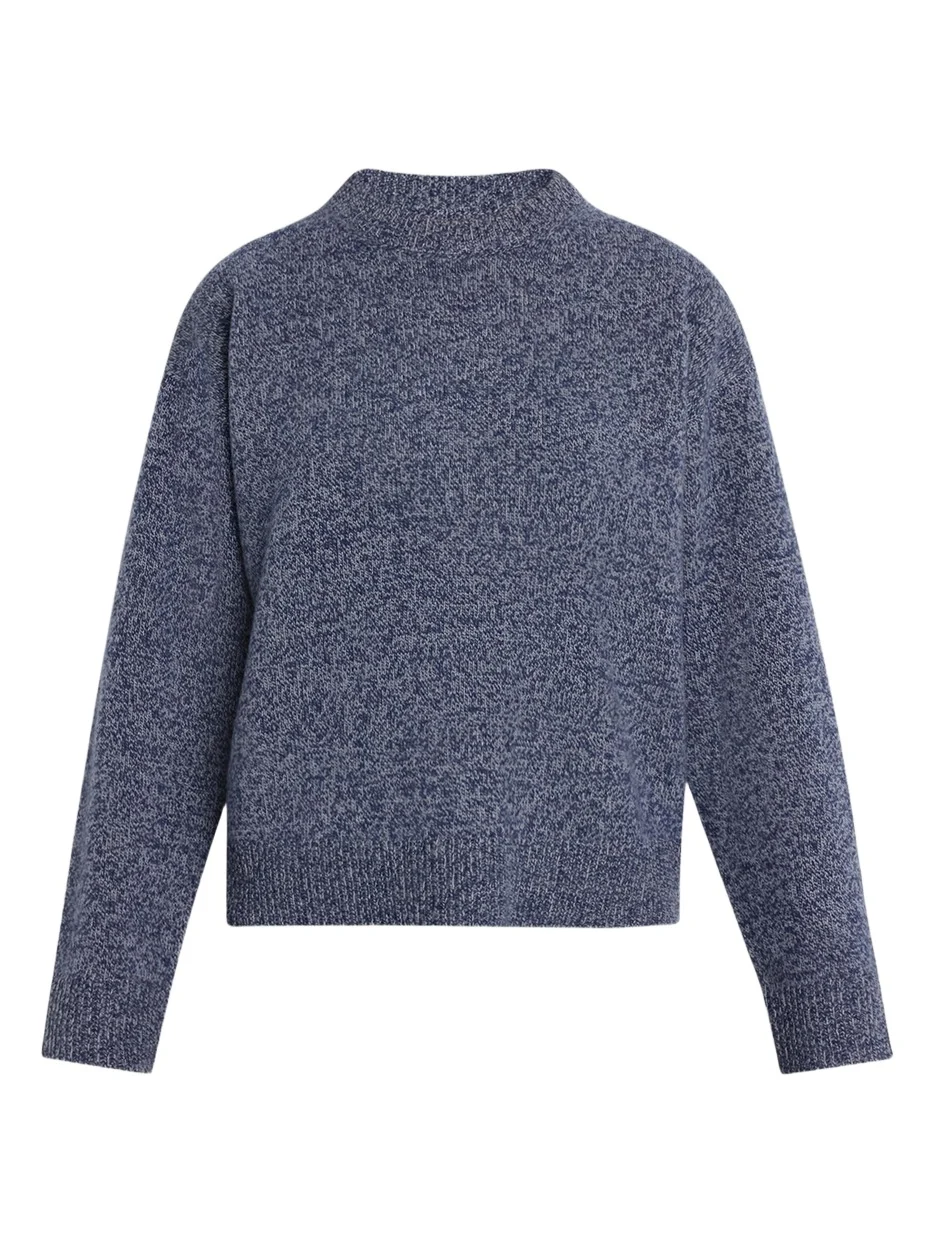Zuma Marled Cashmere Crewneck Sweater