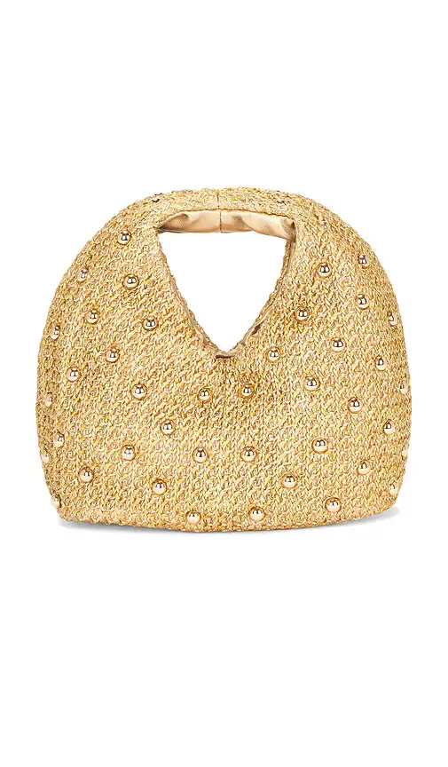 Dolce Vita Studded Raffia Bag | Image 1 Dolce Vita Studded Raffia Bag | Image 1