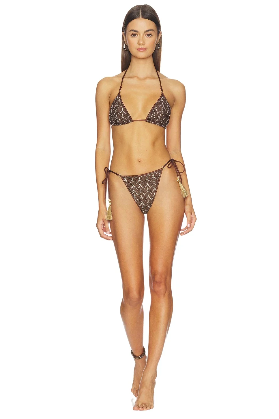 Hanne Bloch Knit Triangle Bikini Set