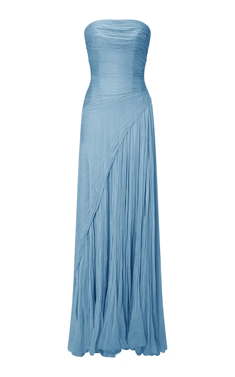 Marmar Halim Pleated Silk Gown | Image 1 Marmar Halim Pleated Silk Gown | Image 1