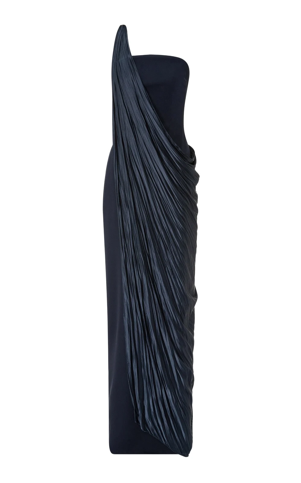 Plissé Drape Crepe Gown Plissé Drape Crepe Gown