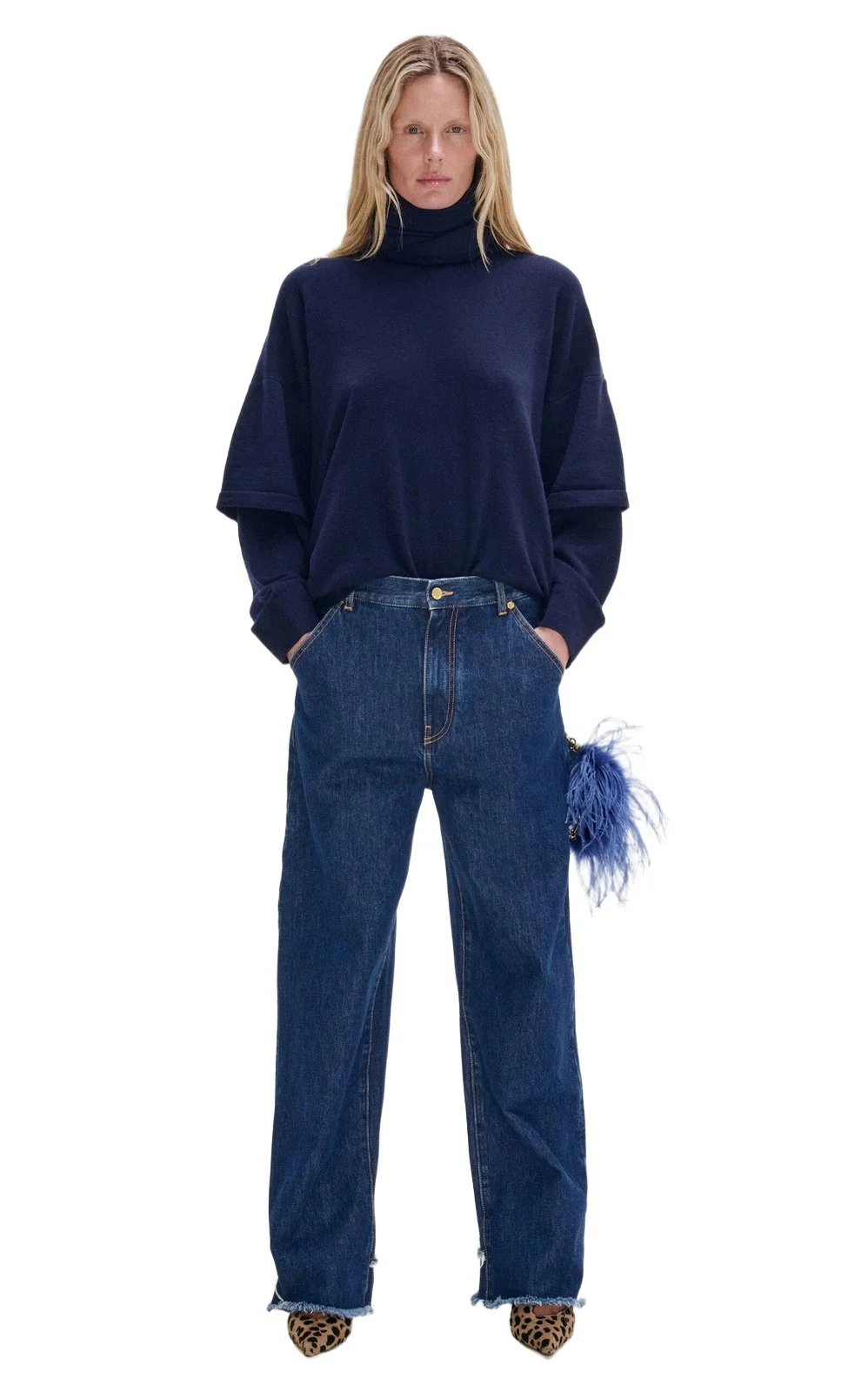 DARKPARK Troy Cashmere-Wool Knit Tee