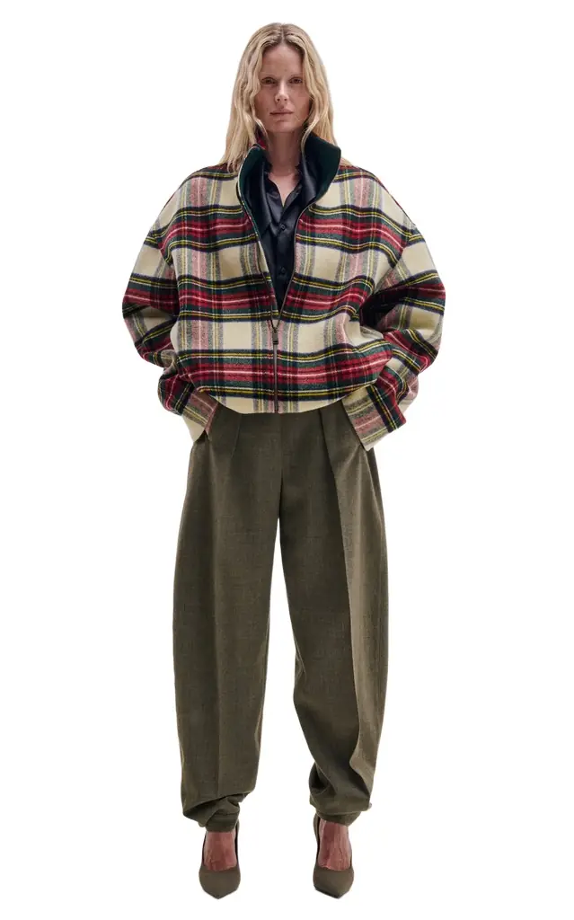 DARKPARK Taylor Wool-Blend Barrel-Leg Pants
