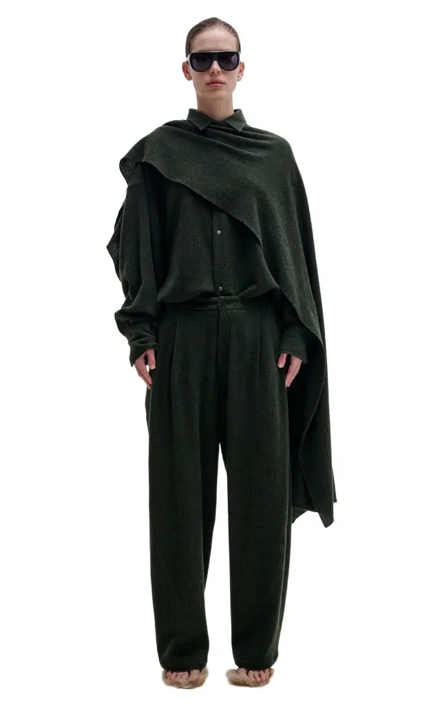 Phebe Cashmere-Wool Wide-Leg Pants Phebe Cashmere-Wool Wide-Leg Pants
