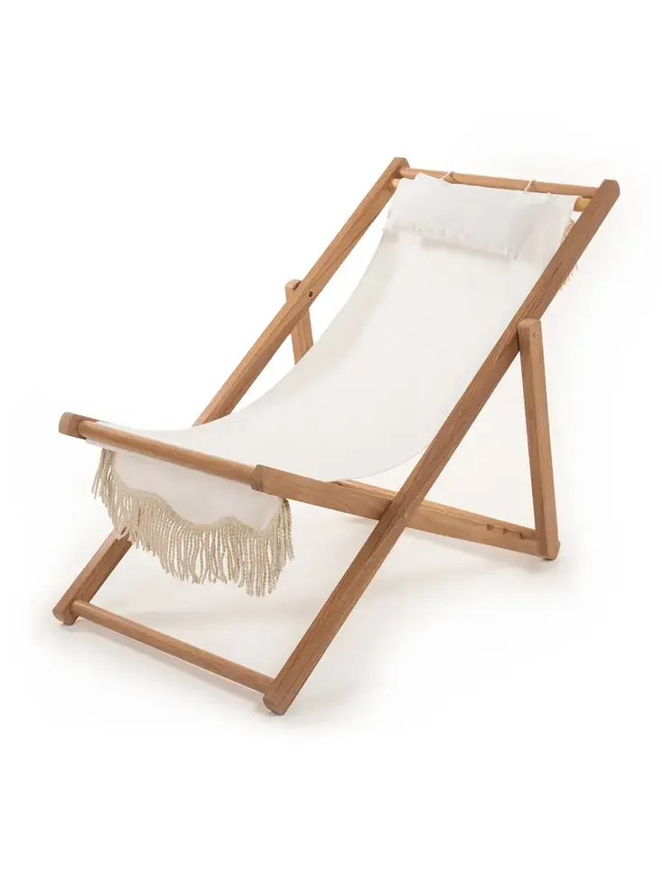 Business & Pleasure Premium Fringed Canvas Sling Chair