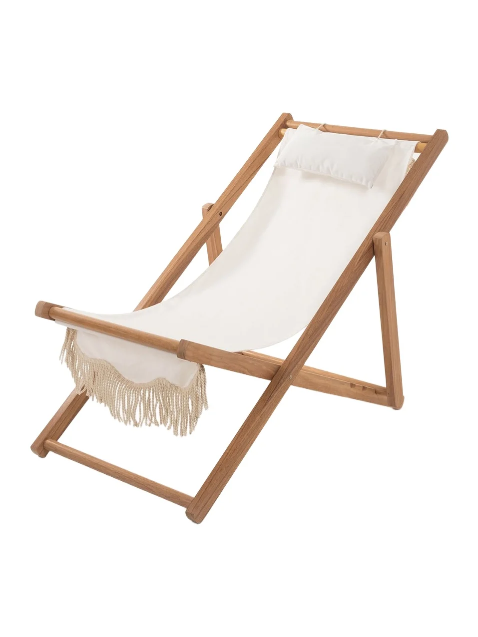 Business & Pleasure Premium Fringed Canvas Sling Chair