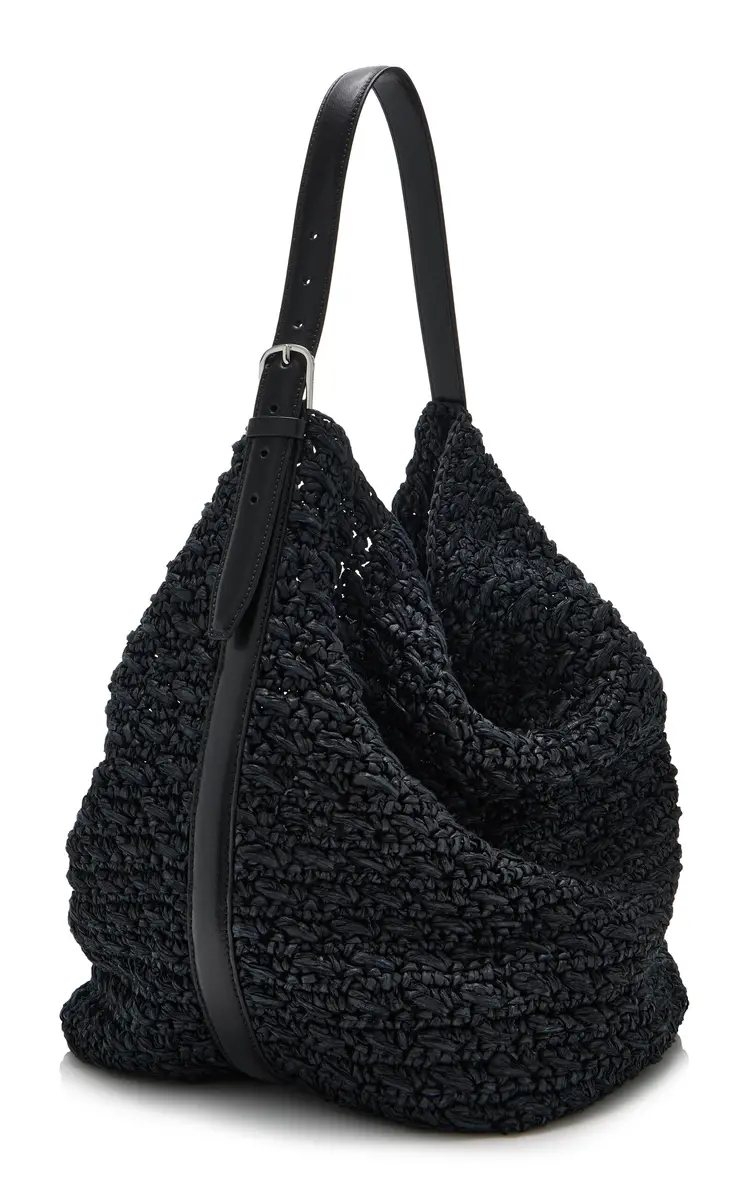 TOTEME Belted Raffia Tote | Thumbnail 3 TOTEME Belted Raffia Tote | Thumbnail 3