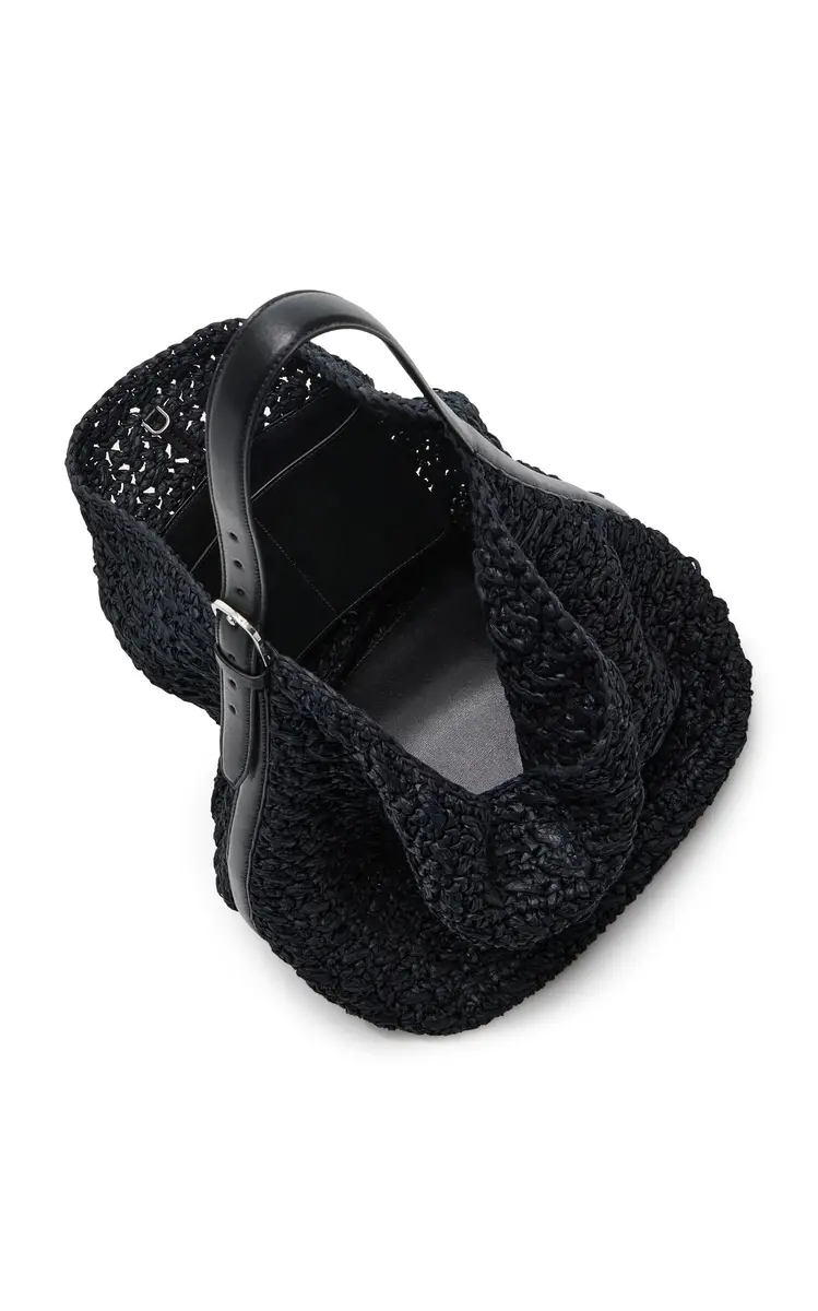 TOTEME Belted Raffia Tote | Thumbnail 4 TOTEME Belted Raffia Tote | Thumbnail 4
