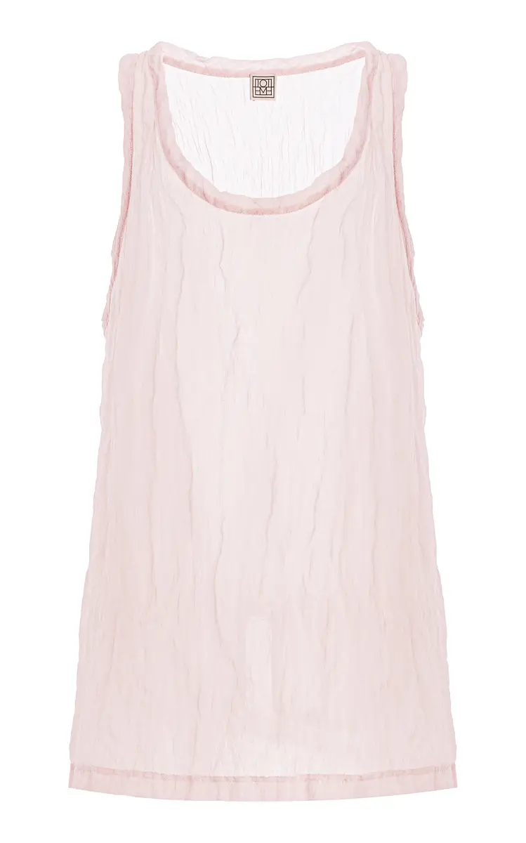TOTEME Crinkled Gauze Tank | Thumbnail 6 TOTEME Crinkled Gauze Tank | Thumbnail 6