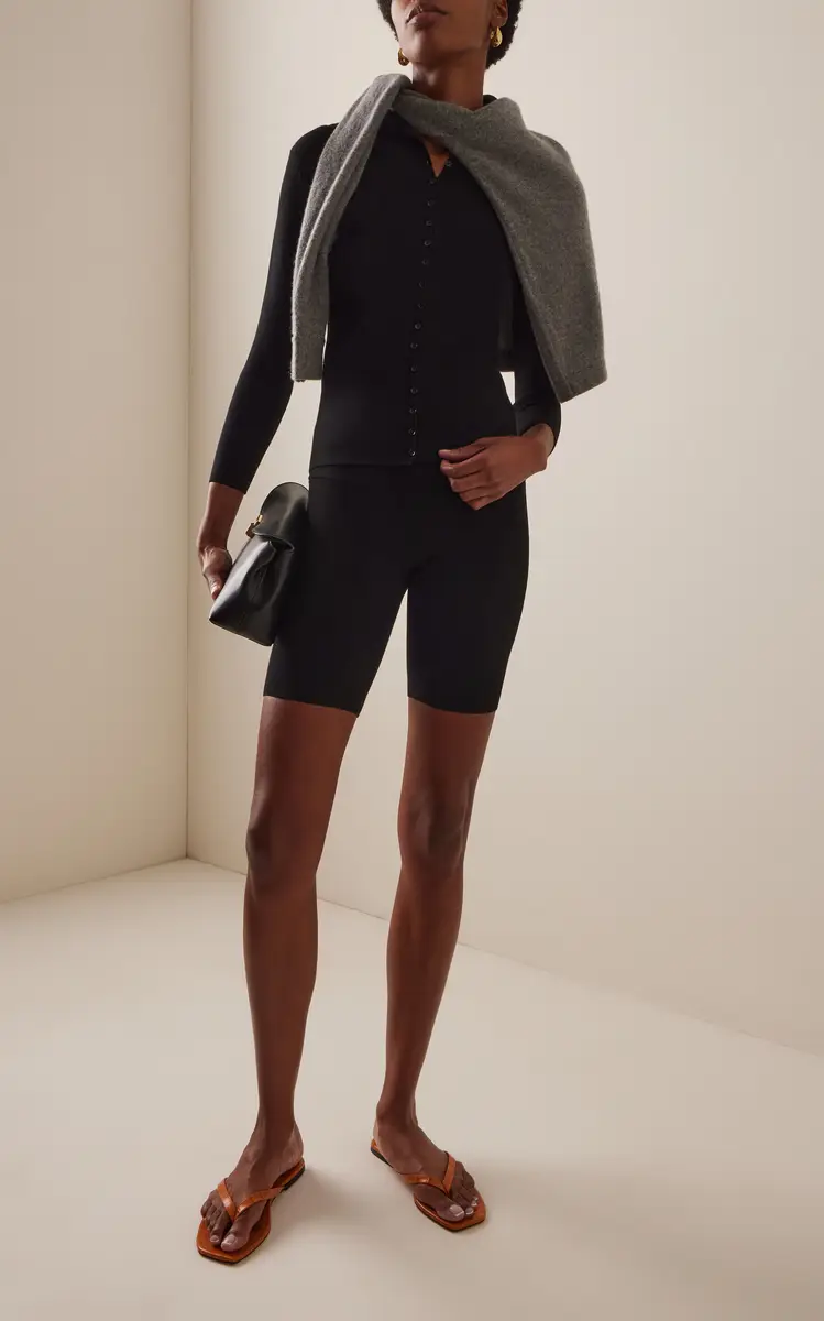 TOTEME Knit Biker Shorts | Thumbnail 2 TOTEME Knit Biker Shorts | Thumbnail 2