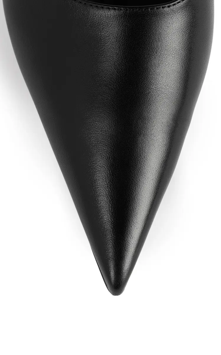 TOTEME Sharp Leather Mules | Thumbnail 6 TOTEME Sharp Leather Mules | Thumbnail 6