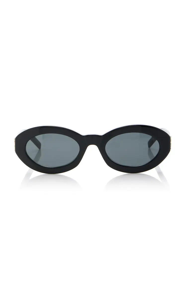 Saint Laurent Round-Frame Acetate Sunglasses | Image 1 Saint Laurent Round-Frame Acetate Sunglasses | Image 1