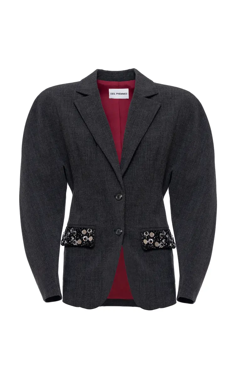 DES_PHEMMES Embellished Blazer
