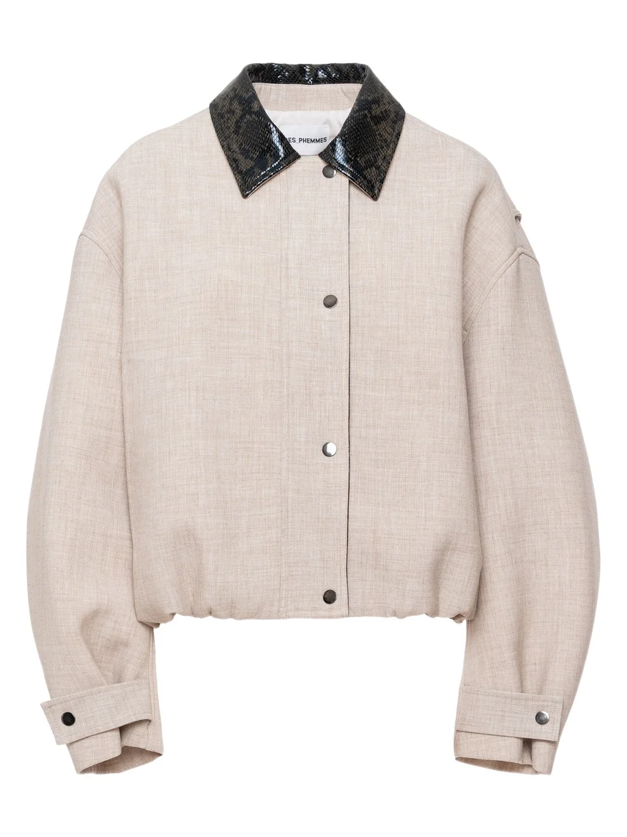 DES_PHEMMES Workwear Bomber Jacket