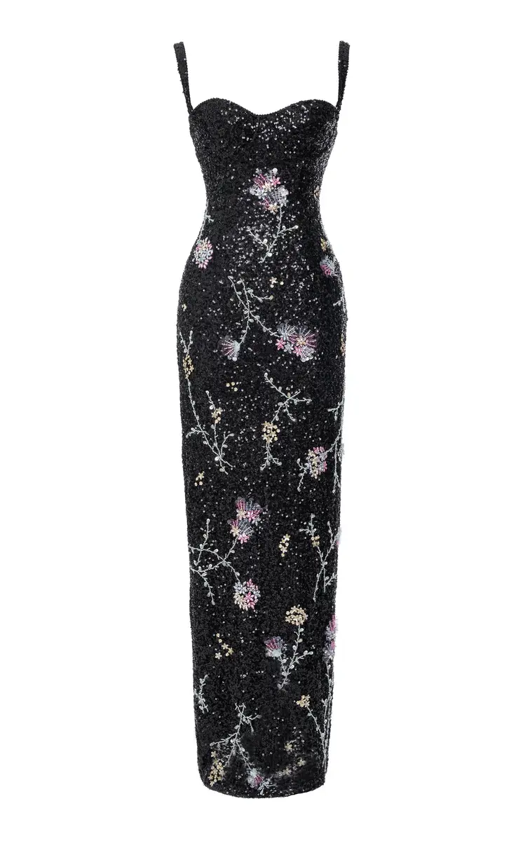 DES_PHEMMES Embellished Maxi Dress