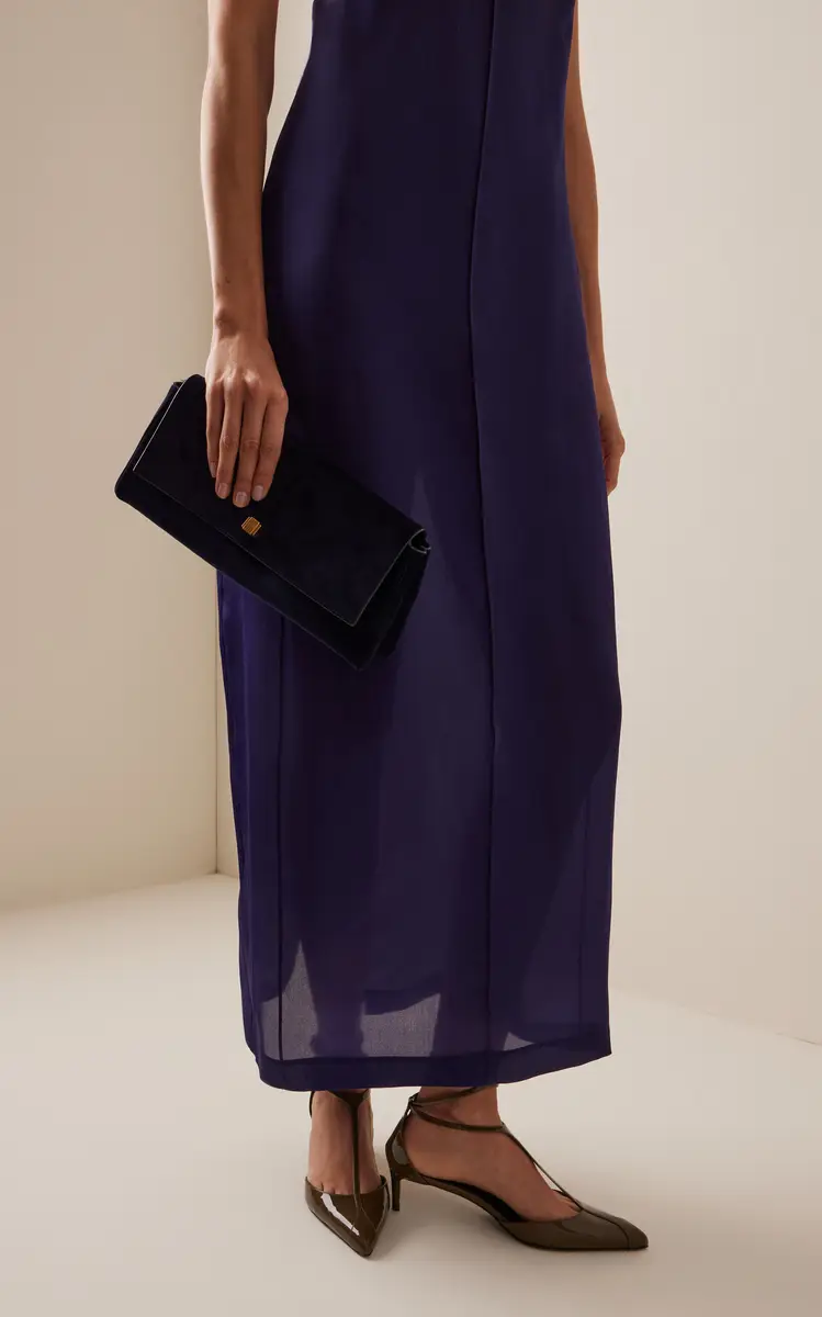 Khaite Audrey Suede Clutch | Thumbnail 2