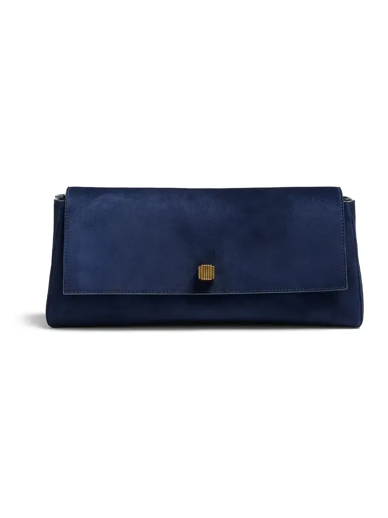 Audrey Suede Clutch