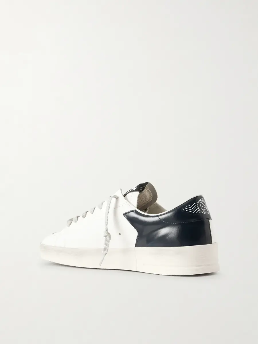 Golden Goose Stardan Suede-Trimmed Leather Sneakers - Men | Thumbnail 4