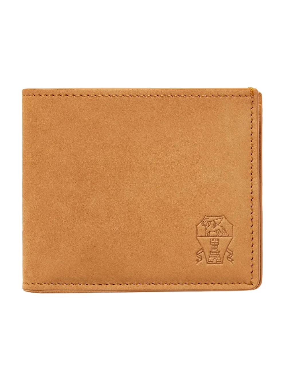 Logo-Debossed Suede Billfold Wallet - Men Logo-Debossed Suede Billfold Wallet - Men