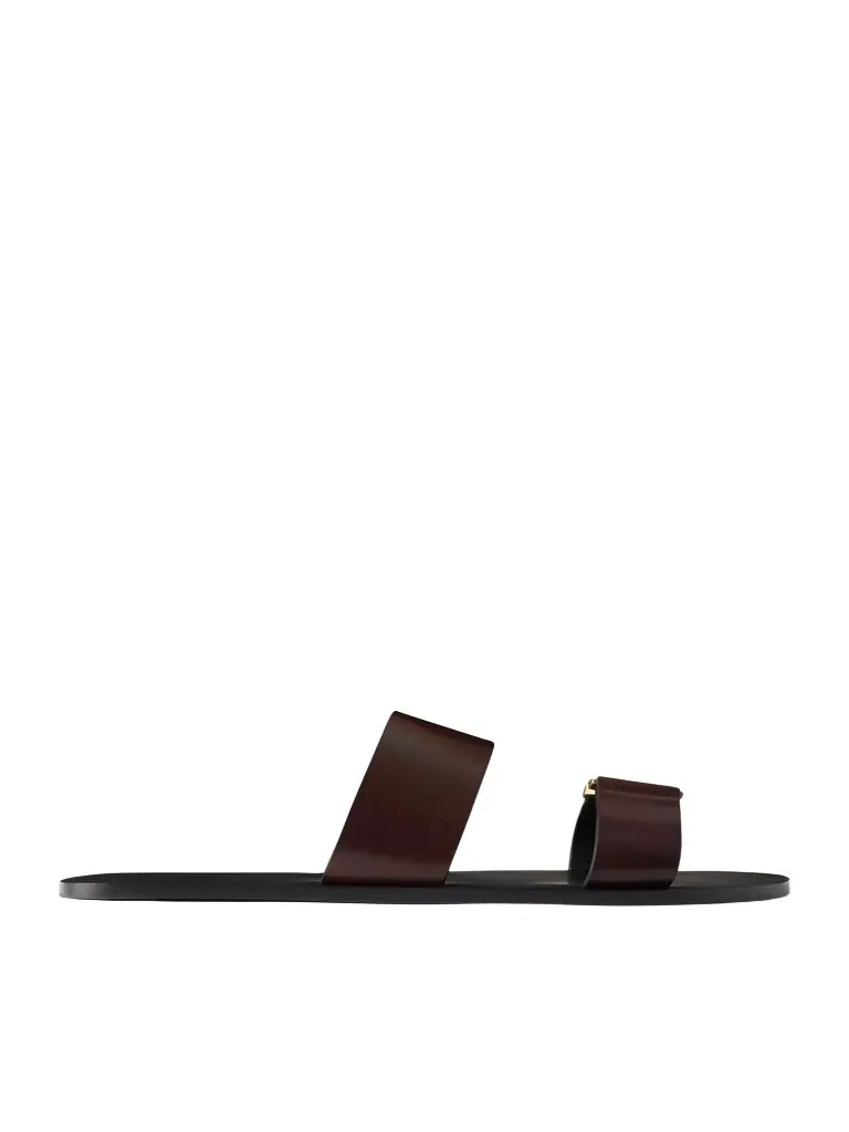 Saint Laurent Babylone Logo-Embellished Leather Sandals - Men | Image 1 Saint Laurent Babylone Logo-Embellished Leather Sandals - Men | Image 1