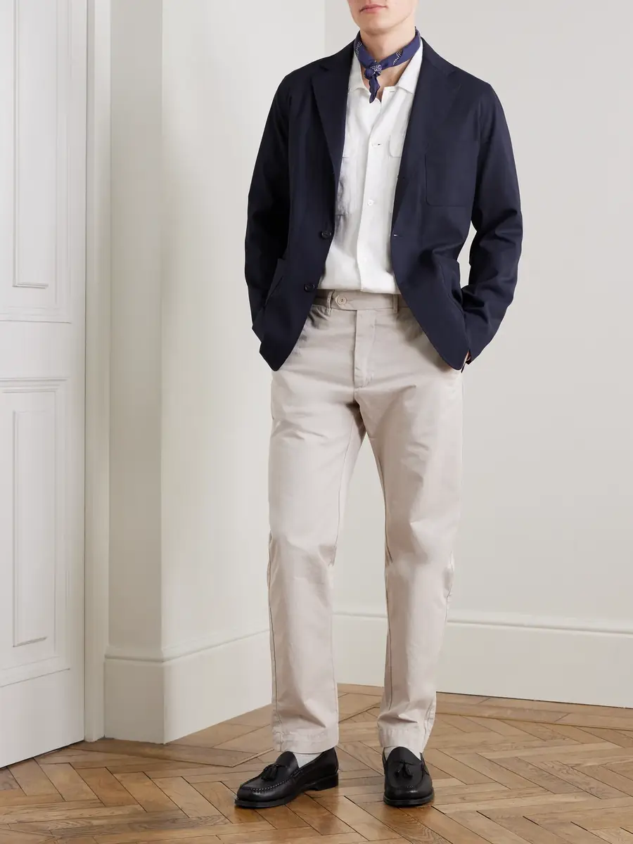 Hartford Taylor Straight-Leg Cotton-Gabardine Trousers - Men | Thumbnail 2 Hartford Taylor Straight-Leg Cotton-Gabardine Trousers - Men | Thumbnail 2