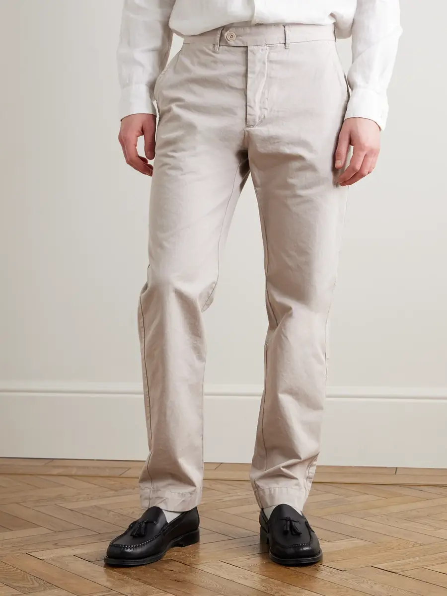 Hartford Taylor Straight-Leg Cotton-Gabardine Trousers - Men | Thumbnail 3 Hartford Taylor Straight-Leg Cotton-Gabardine Trousers - Men | Thumbnail 3