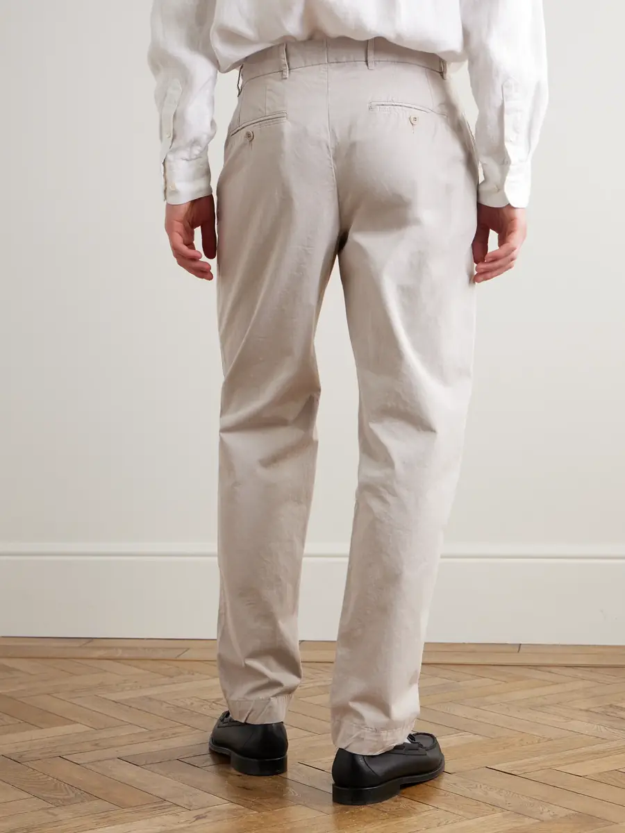 Hartford Taylor Straight-Leg Cotton-Gabardine Trousers - Men | Thumbnail 4 Hartford Taylor Straight-Leg Cotton-Gabardine Trousers - Men | Thumbnail 4