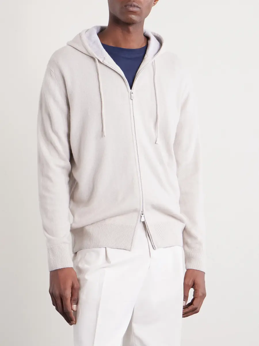 ELEVENTY Cashmere Zip-Up Hoodie - Men | Thumbnail 3 ELEVENTY Cashmere Zip-Up Hoodie - Men | Thumbnail 3