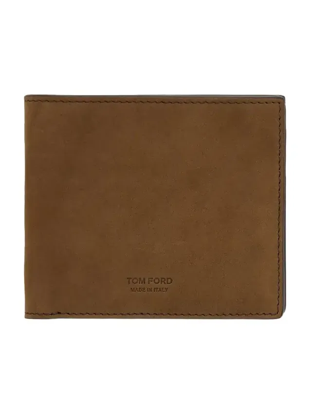 Nubuck Billfold Wallet - Men