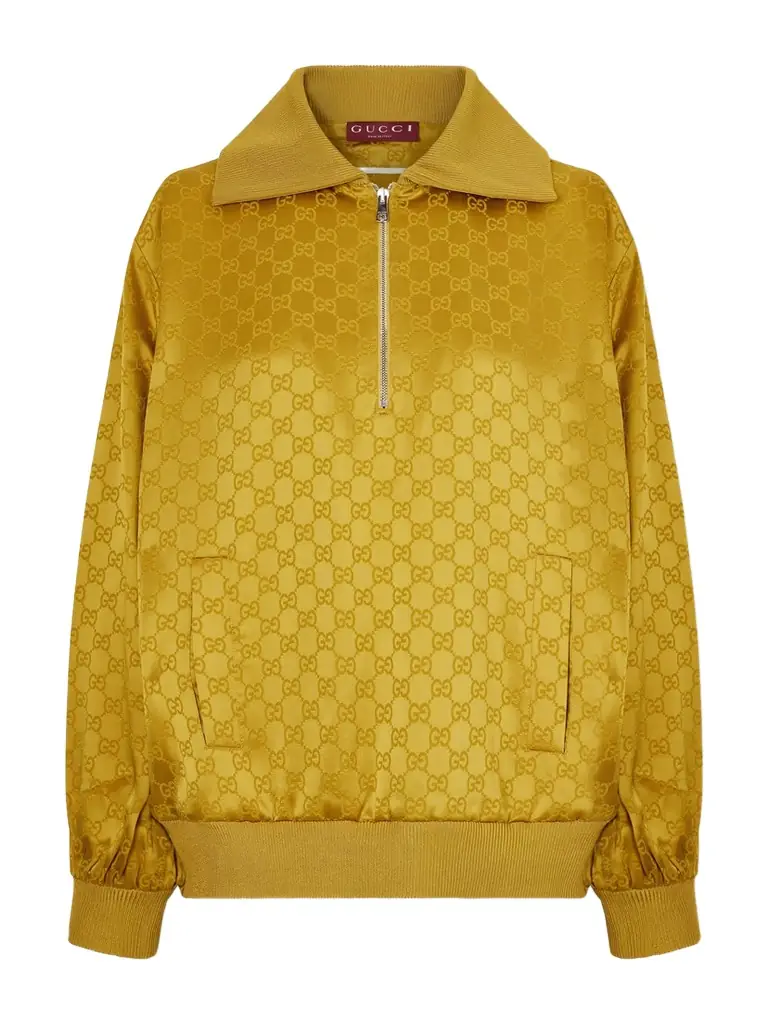 Gucci Satin-jacquard Track Jacket | Image 1 Gucci Satin-jacquard Track Jacket | Image 1