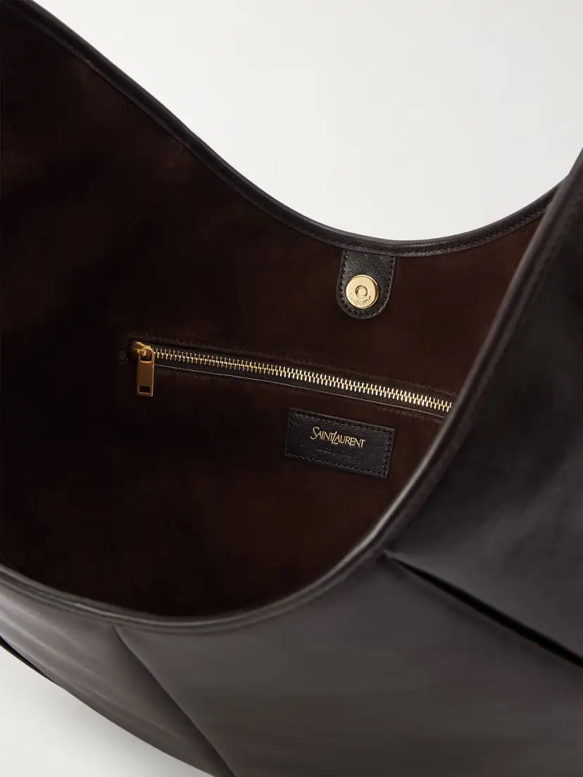 Saint Laurent Mombasa Paneled Leather Shoulder Bag | Thumbnail 6 Saint Laurent Mombasa Paneled Leather Shoulder Bag | Thumbnail 6