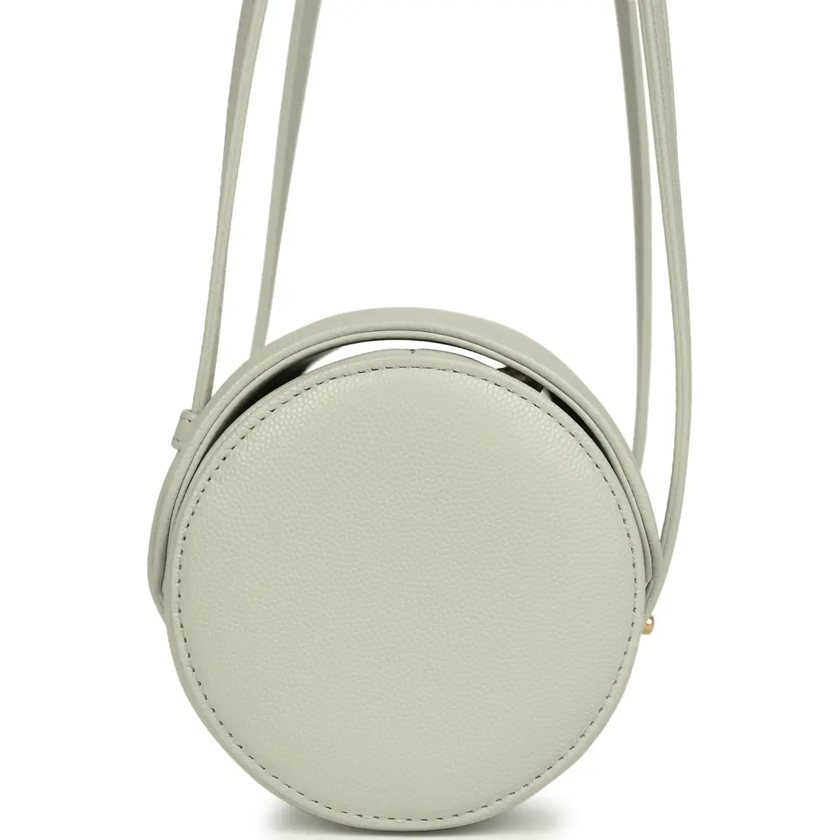 Chanel Chanel Preppy Coco Bowling Bag Light Green Shiny Caviar Brushed Gold Hardware | Thumbnail 3