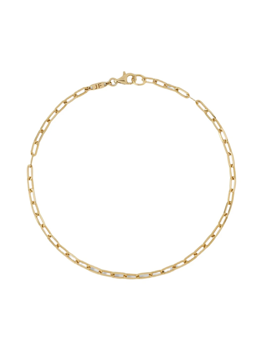 Small Link Chain Anklet in 14K Yellow Gold Small Link Chain Anklet in 14K Yellow Gold