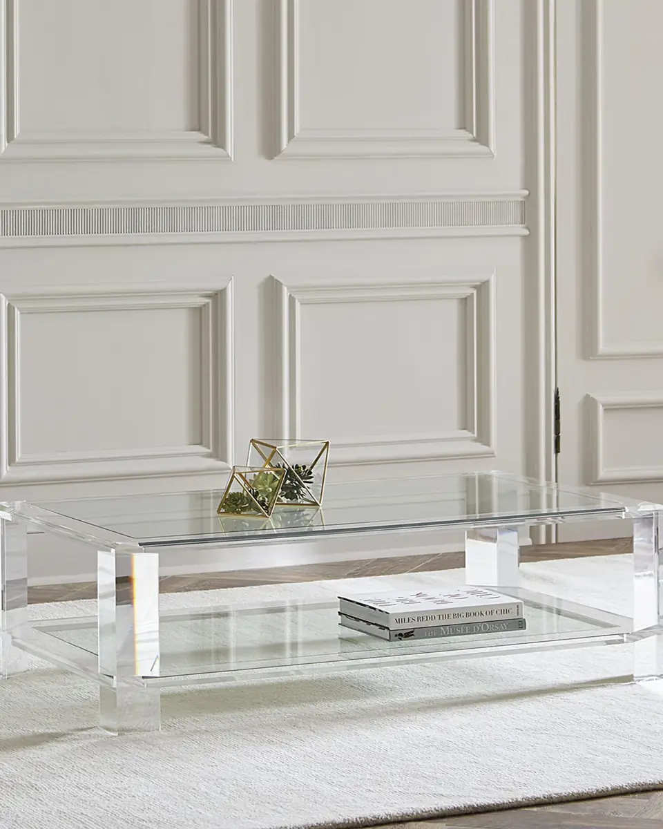 Interlude Home Surrey Acrylic Cocktail Table | Thumbnail 2