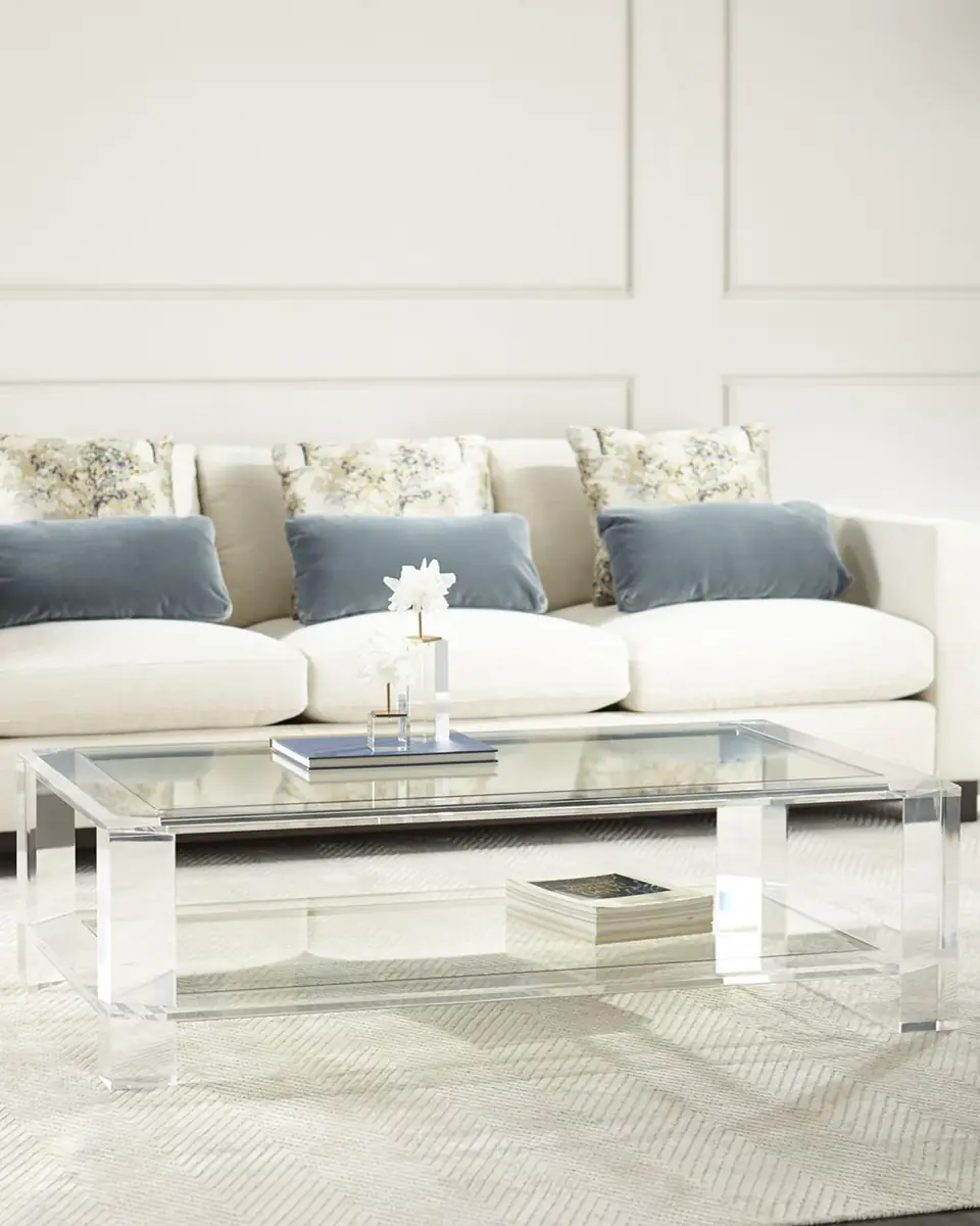 Interlude Home Surrey Acrylic Cocktail Table | Thumbnail 4