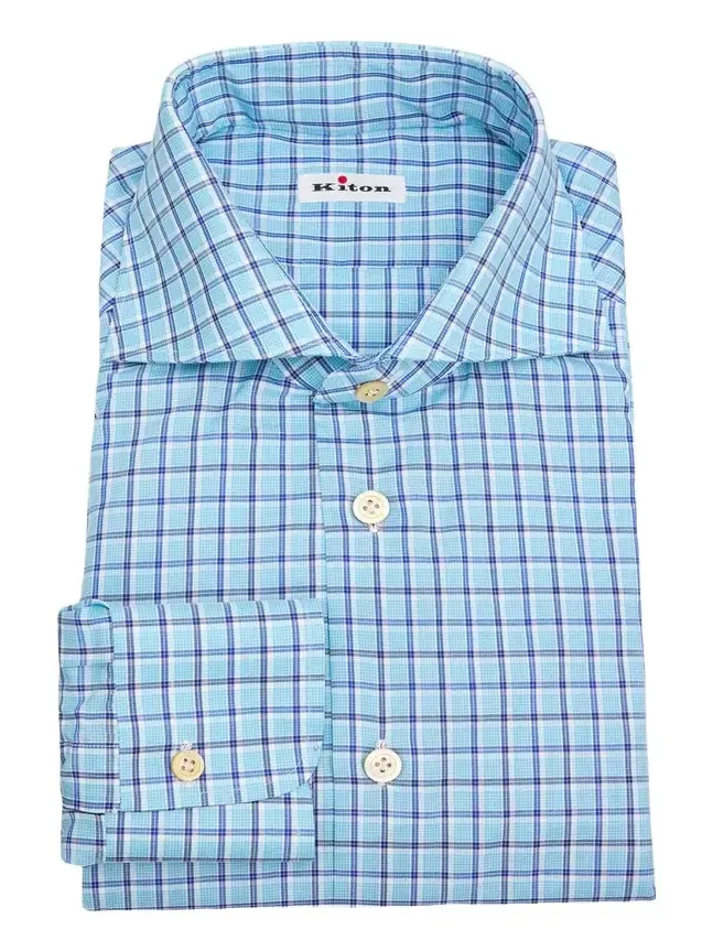 Men's Cotton Check Classic-Fit Dress Shirt Men's Cotton Check Classic-Fit Dress Shirt
