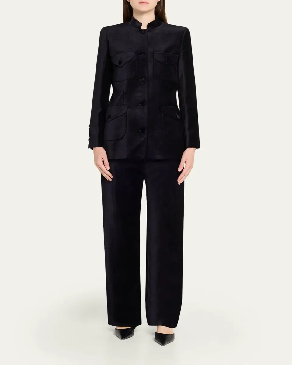 LIBEROWE Alice Velvet Straight-Leg Trousers | Thumbnail 2 LIBEROWE Alice Velvet Straight-Leg Trousers | Thumbnail 2