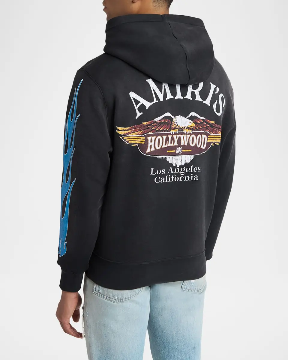 Amiri Men's MA Flames Full-Zip Hoodie | Thumbnail 7 Amiri Men's MA Flames Full-Zip Hoodie | Thumbnail 7