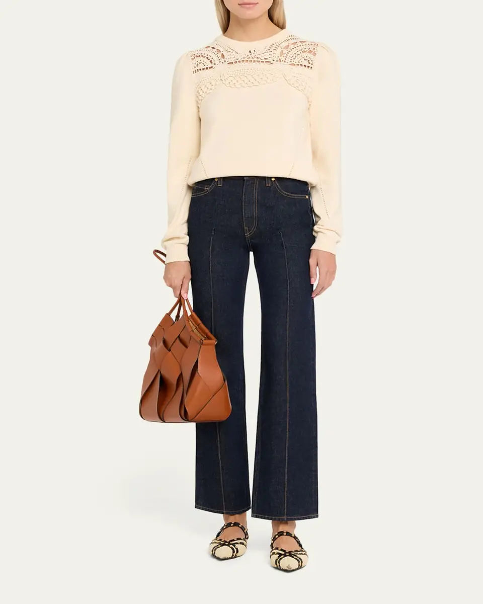 Ulla Johnson Charlotte Woven Leather Shoulder Bag | Thumbnail 4 Ulla Johnson Charlotte Woven Leather Shoulder Bag | Thumbnail 4