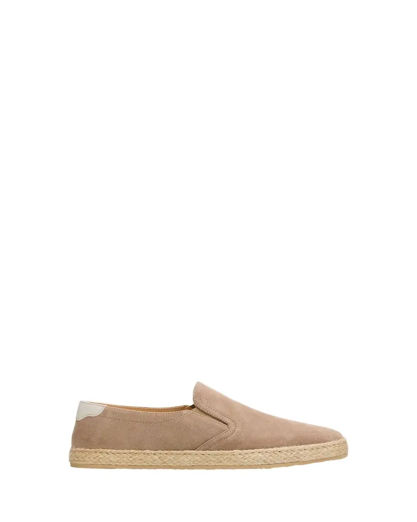 Brunello Cucinelli Men's Suede Slip-On Espadrilles | Image 1 Brunello Cucinelli Men's Suede Slip-On Espadrilles | Image 1