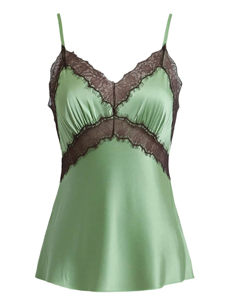 Diane von Furstenberg Camille Lace-Trim Empire Cami