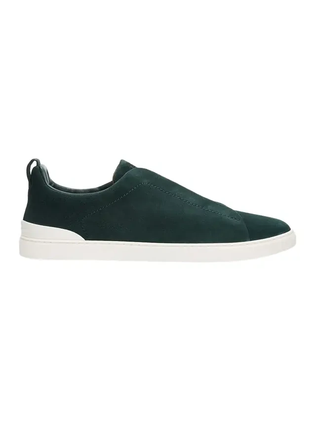 Men's Suede Triple Stitch Slip-On Sneakers Men's Suede Triple Stitch Slip-On Sneakers