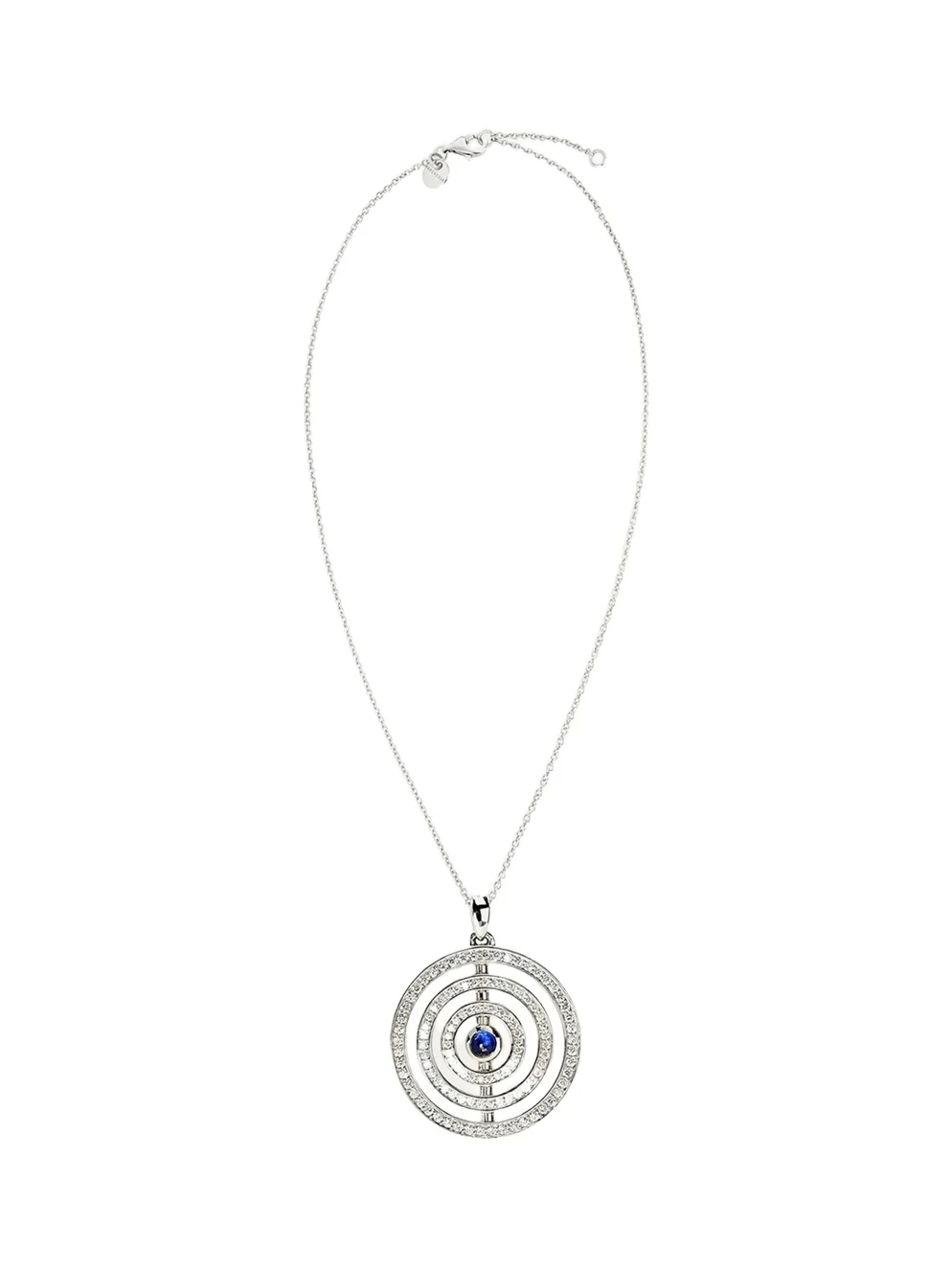 Procaccia Jewelry 18K White Gold The Good Eye Pendant Necklace