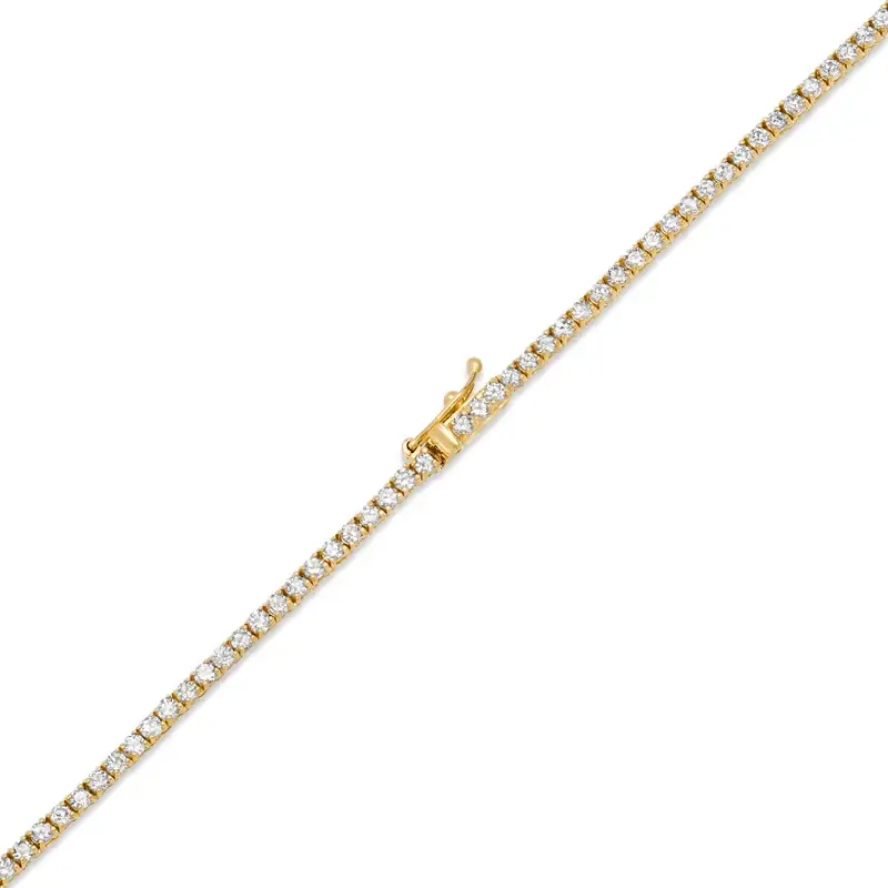 Jennifer Meyer 4-Prong Diamond Tennis Lariat | Thumbnail 3 Jennifer Meyer 4-Prong Diamond Tennis Lariat | Thumbnail 3