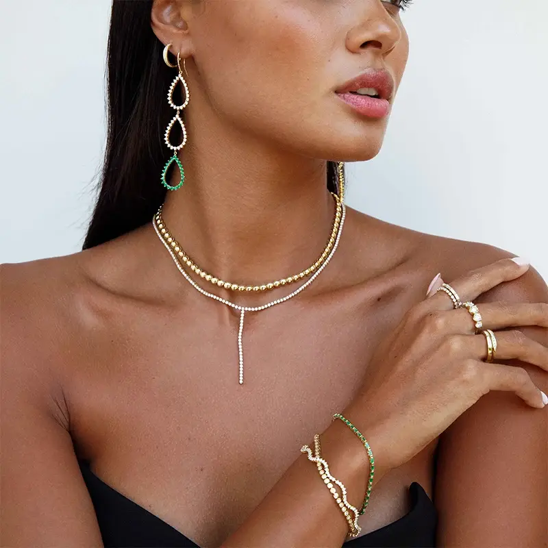 Jennifer Meyer 4-Prong Diamond Tennis Lariat | Thumbnail 5 Jennifer Meyer 4-Prong Diamond Tennis Lariat | Thumbnail 5