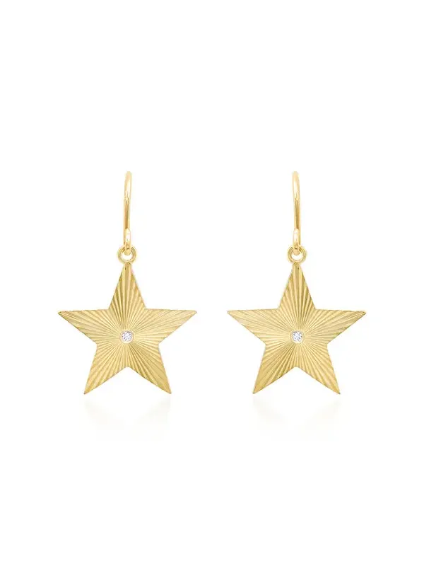 70s Star Earrings