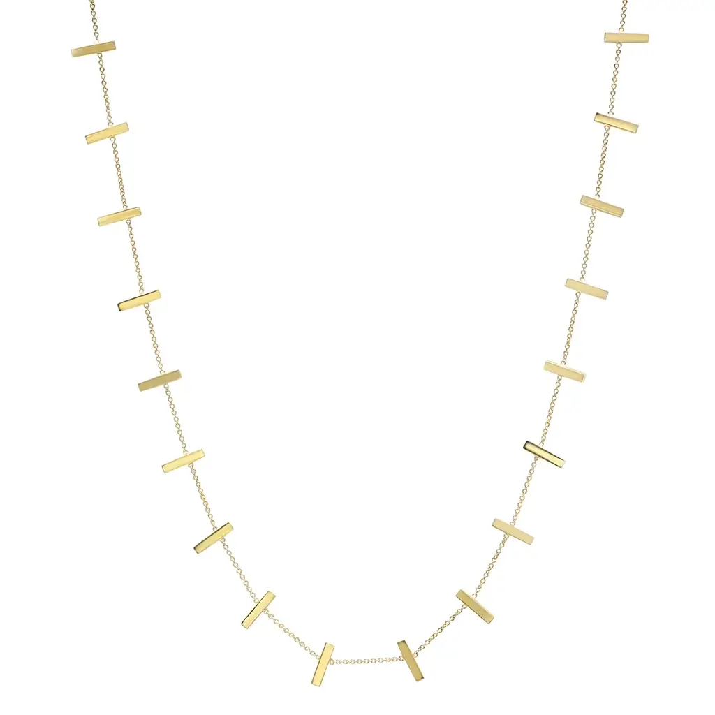 Jennifer Meyer Cross Bar Necklace | Image 1 Jennifer Meyer Cross Bar Necklace | Image 1